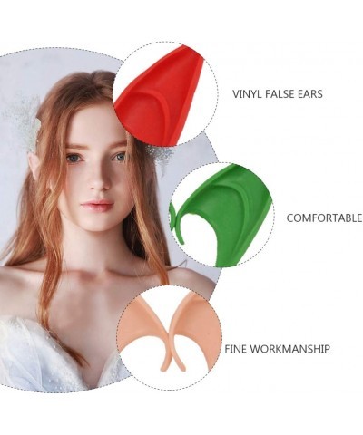 5 Pair Elf Ears Cosplay Fairy Pixie Elf Ears Anime Party Dress Up Costume Halloween Elf Ears Masquerade Accessories for Chris...