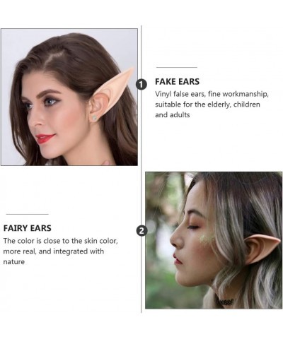 5 Pair Elf Ears Cosplay Fairy Pixie Elf Ears Anime Party Dress Up Costume Halloween Elf Ears Masquerade Accessories for Chris...