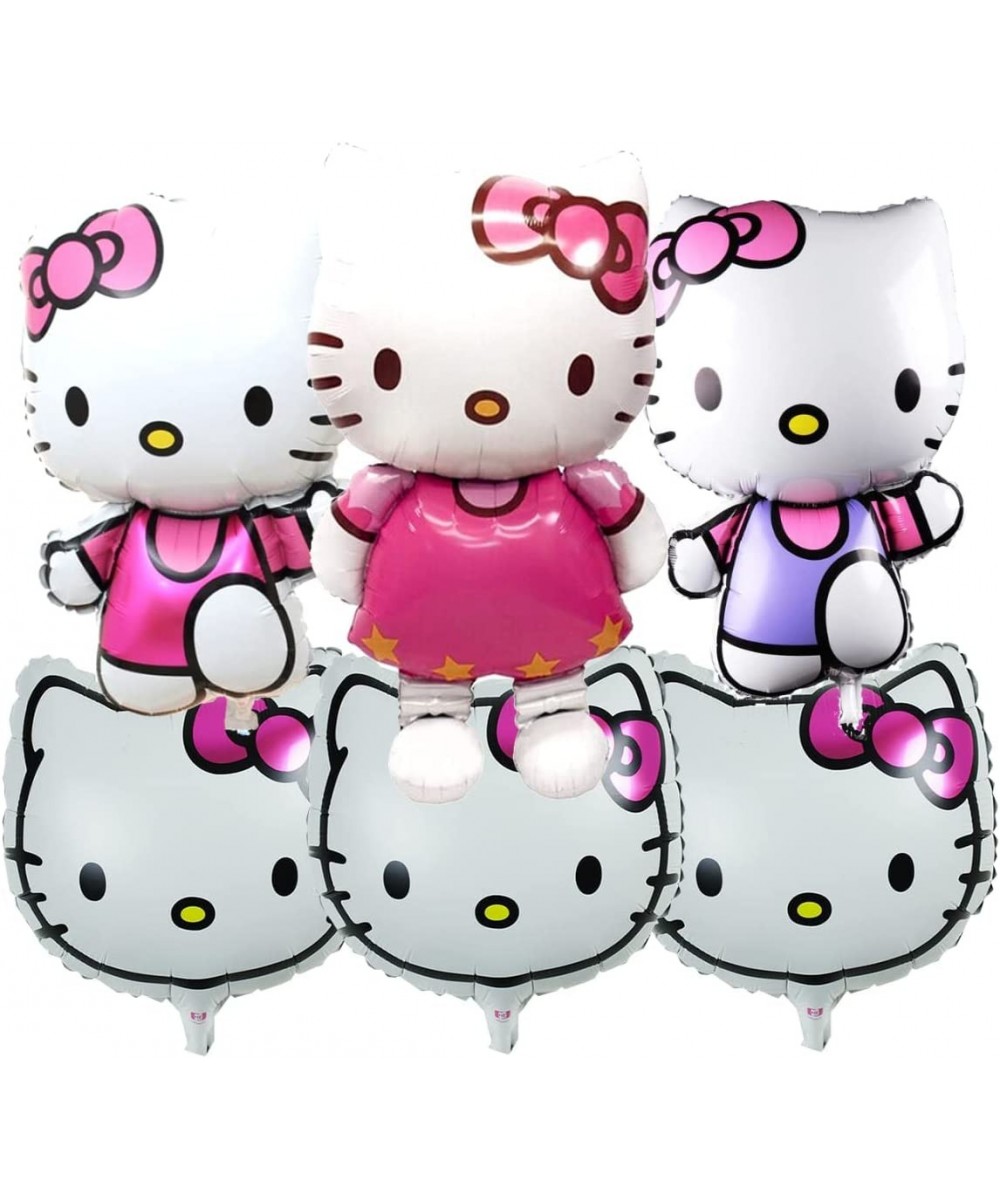 JEWELESPARTY 6PC HELLO KITTY FOIL BALLOONS PARTY BALLOON DECORATIONS SUPPLIES THEME IDEA CELEBRATION HAPPY BIRTHDAY $25.62 Ki...