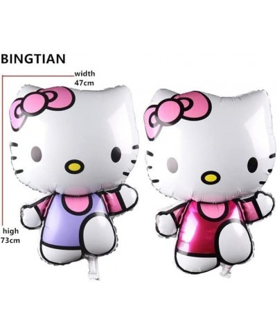 JEWELESPARTY 6PC HELLO KITTY FOIL BALLOONS PARTY BALLOON DECORATIONS SUPPLIES THEME IDEA CELEBRATION HAPPY BIRTHDAY $25.62 Ki...