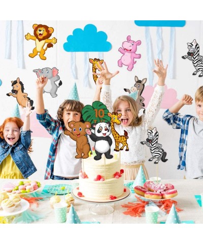 Jungle Animals Party Supplies Table Centerpiece Booth Topper Wild Jungle Animals Cutout Photo Props Stickers for Room Decorat...