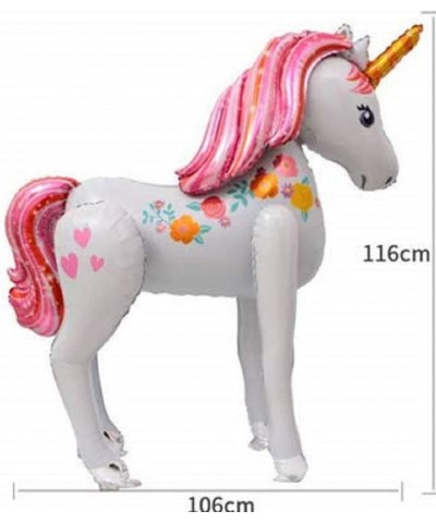 Unicorn Airwalker Balloon 46" Giant Unicorn Party Balloon 3D Magical Foil Balloon Kids Girl Birthday Party Decorations $25.46...