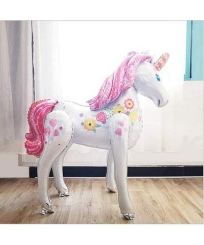 Unicorn Airwalker Balloon 46" Giant Unicorn Party Balloon 3D Magical Foil Balloon Kids Girl Birthday Party Decorations $25.46...