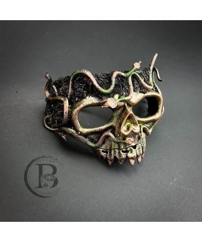 Medusa Skull Masquerade Mask Snake Costume Devil Evil Party Mask Halloween Cosplay Goblin Voodoo Mardi Gras Mask $44.75 Kids'...