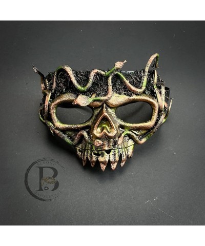 Medusa Skull Masquerade Mask Snake Costume Devil Evil Party Mask Halloween Cosplay Goblin Voodoo Mardi Gras Mask $44.75 Kids'...