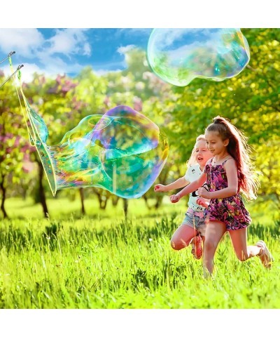 Bubble Wand Stainless Steel Telescopic Design Bubble Blower Wands Outdoor Giant Bubble Maker Toys for Boys Girls Adults Birth...