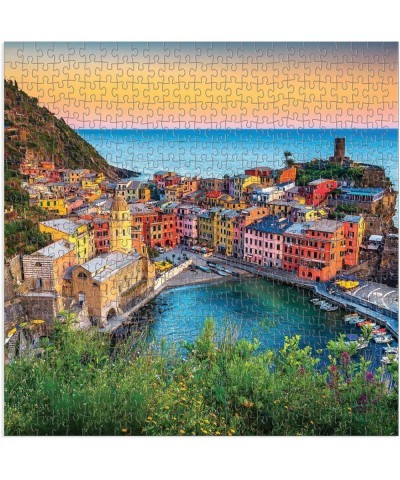 Cinque Terre 500 Piece Jigsaw Puzzle from Good Puzzle Co. - Beautiful Puzzles That Give Back to You and The Planet 100% Recyc...