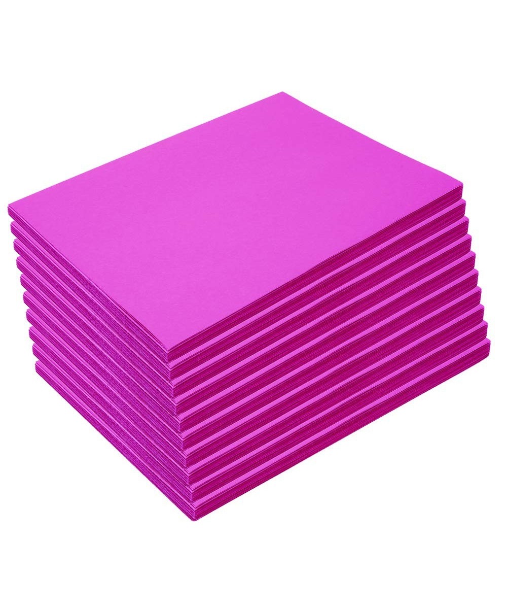 Construction Paper Hot Pink 9 inches x 12 inches 500 Sheets Heavyweight Construction Paper Crafts Art Kids Art Painting Color...