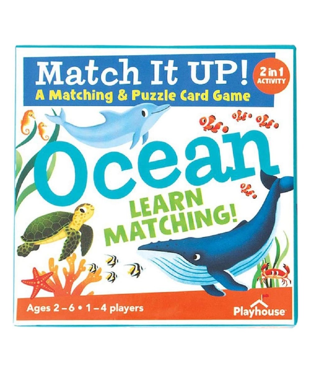 Match it UP! Ocean Preschool Matching & Puzzle Card Game for Kids $17.17 Kids' Stickers