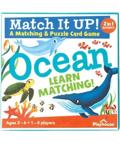 Match it UP! Ocean Preschool Matching & Puzzle Card Game for Kids $17.17 Kids' Stickers