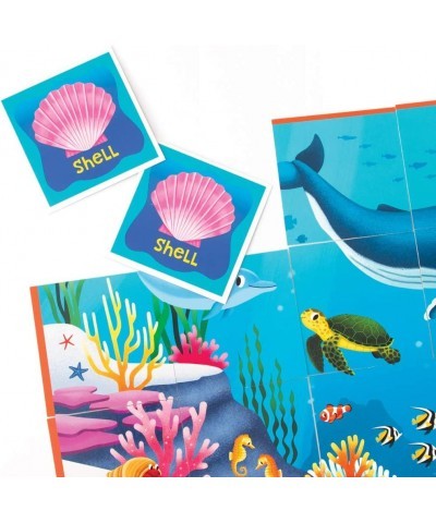 Match it UP! Ocean Preschool Matching & Puzzle Card Game for Kids $17.17 Kids' Stickers