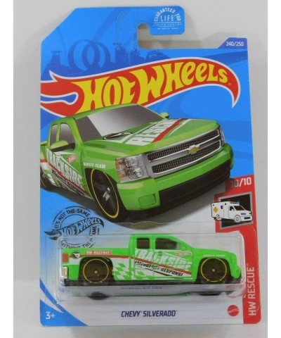 Hot Wheels Chevy Silverado H W Rescue 10/10 [2020 Treasure Hunt] Green $43.71 Nature Exploration Toys