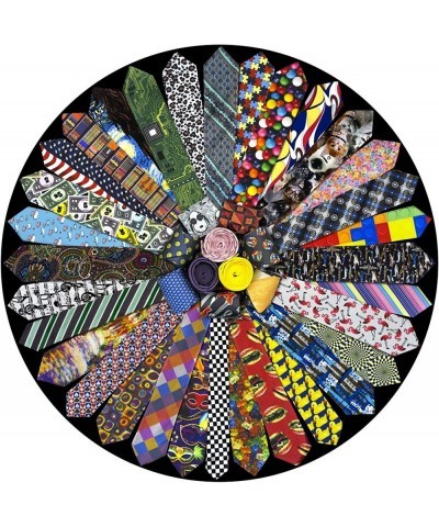 500 Piece Round Jigsaw Puzzle It's A Tie! - Made in USA $31.07 Jigsaw Puzzles