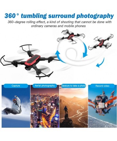 Drone with Camera 4K Drones for adults WiFi FPV RC Quadcopter with Gesture Control 3D FlipFoldable Mini Drones Toys Gifts for...