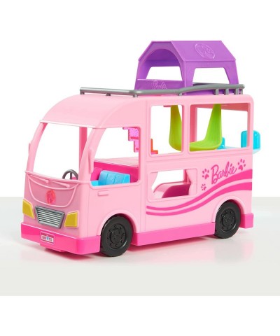 Barbie Pet Camper 11-Pieces Toy Figures and Playset Kids Toys for Ages 3 Up Pink $23.96 Doll Playsets