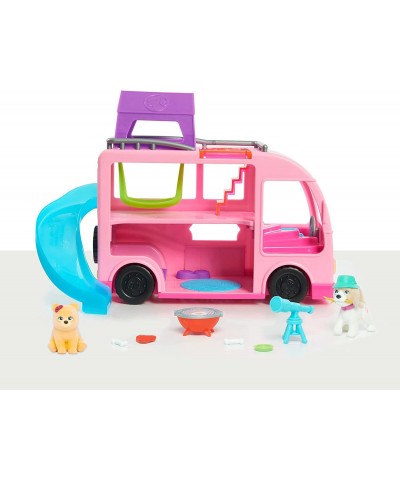 Barbie Pet Camper 11-Pieces Toy Figures and Playset Kids Toys for Ages 3 Up Pink $23.96 Doll Playsets