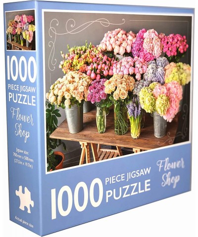 Flower Shop Jigsaw Puzzles 1000 Pieces for Adults Teens and Kids $28.60 Jigsaw Puzzles