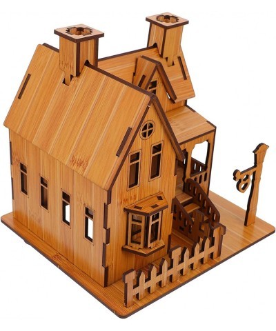 3D Wooden Puzzle House DIY Model House Kit Brain Teaser Educational Toys Jigsaw Puzzles Gift for Children and Adult $27.52 3-...