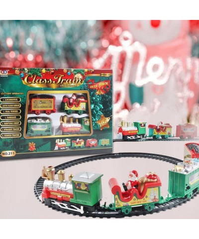 Christmas Electric Rail Train Around Christmas Tree Party Home Xmas Tree Decoration Kids Gift $44.13 Toy Vehicle Playsets