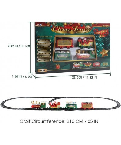 Christmas Electric Rail Train Around Christmas Tree Party Home Xmas Tree Decoration Kids Gift $44.13 Toy Vehicle Playsets