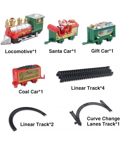 Christmas Electric Rail Train Around Christmas Tree Party Home Xmas Tree Decoration Kids Gift $44.13 Toy Vehicle Playsets