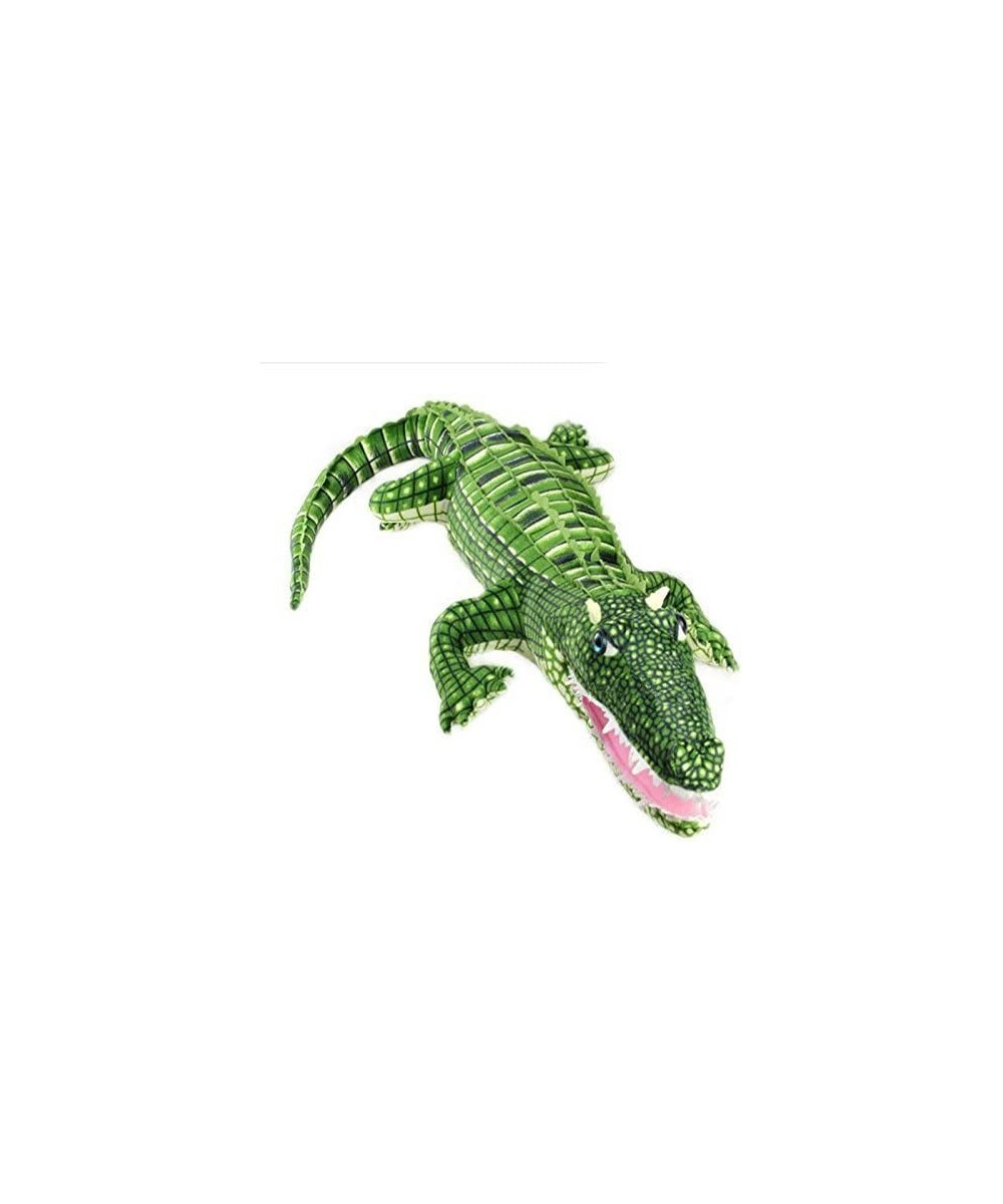 Realistic Stuffed Crocodile Body Curled Dolls Plush Alligator Toys Over 40 Inches $62.69 Stuffed Animals & Teddy Bears