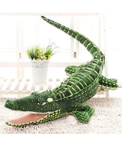 Realistic Stuffed Crocodile Body Curled Dolls Plush Alligator Toys Over 40 Inches $62.69 Stuffed Animals & Teddy Bears