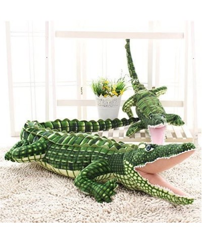 Realistic Stuffed Crocodile Body Curled Dolls Plush Alligator Toys Over 40 Inches $62.69 Stuffed Animals & Teddy Bears