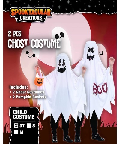 2 Pack Kids Unisex Mask Ghost Costume for Fancy Dress Cosplay and Spooky Creatures Party $24.76 Kids' Costumes