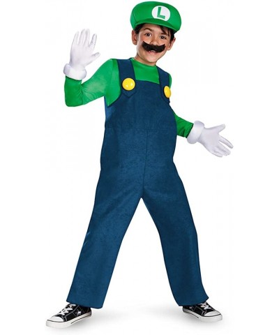 Boy's Nintendo's Super Mario Brothers Luigi Deluxe Costume 10-12 $92.83 Kids' Costumes