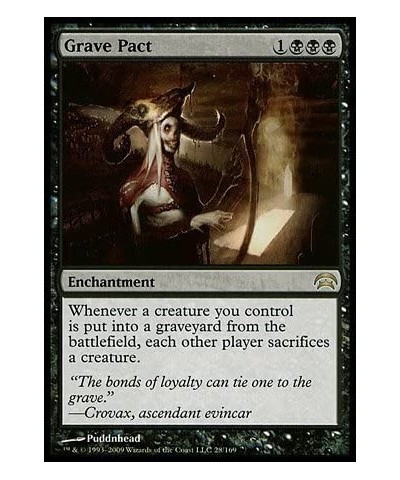 Magic: the Gathering - Grave Pact - Planechase $65.25 Card Games