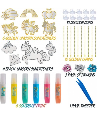 Create Your Own Unicorn Window Art DIY Unicorn Window Suncatchers Crystal Pendant Arts and Craft Kits for Kids Ages 3-12 $28....