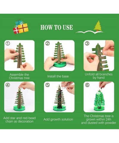 Magic Growing Xmas Tree Kids DIY Felt Magic Growing Xmas Ornaments/Wall Hanging Gifts for Kids Funny Educational and Party To...