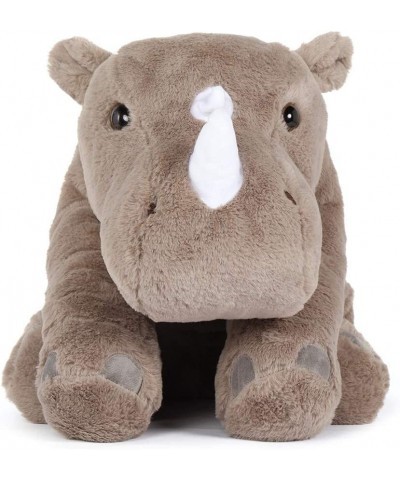 Giant Rhino Stuffed Animals Throw Pillow - Big Rhino Plush Toy Cute Soft Gift for Boy Girl Kids Gray 24 Inches $49.60 Kids' P...