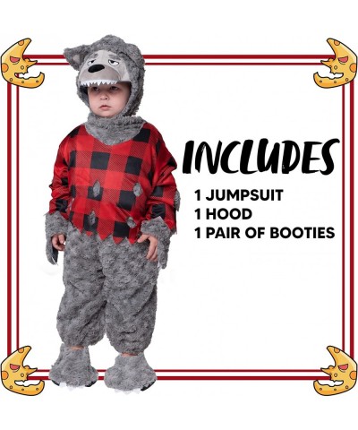 Baby Boy Werewolf Costume Wolf Jumpsuit for Toddler Boys Girls Infant Unisex Halloween Costume for Dress Up Party-1824 $46.75...