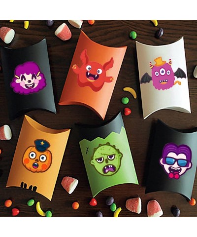 Halloween Party Favors Stickers for Kids - 28 Sheets Halloween Make Your Own Face Stickers for Kids Toddlers Halloween Activi...