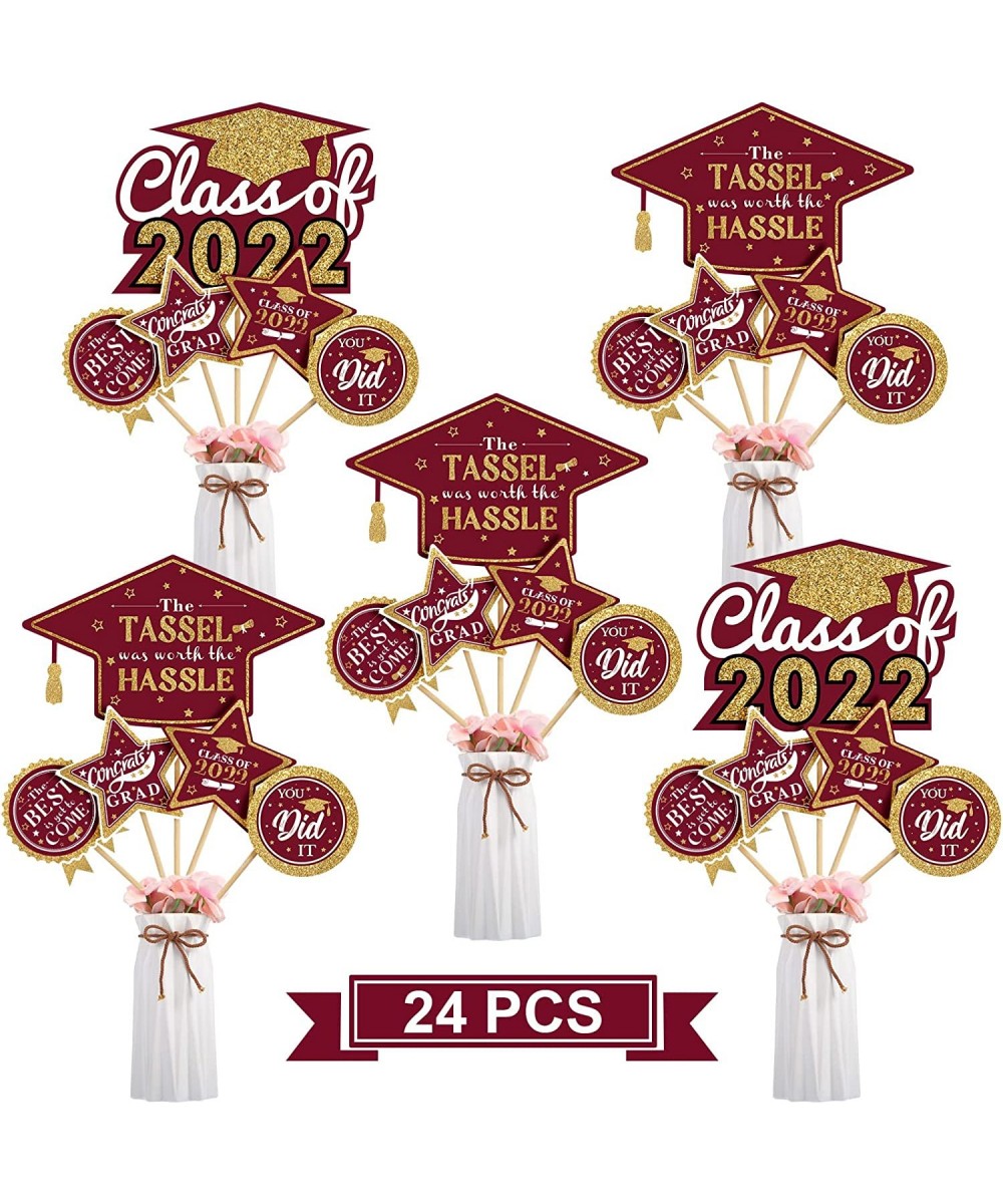 2022 Graduation Table Decorations Graduation Party Centerpiece Sticks Congrats Graduation Party Decoration High School Colleg...