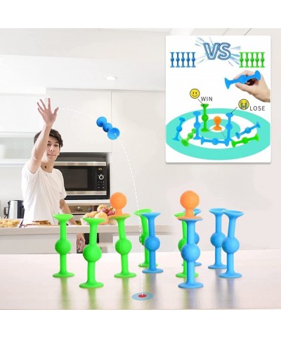 Silicone Suction Cup Darts Sucker Toys Decompression Sucker Toy Soft Silicone Dart Set Throwing Game Darts for Indoor and Out...