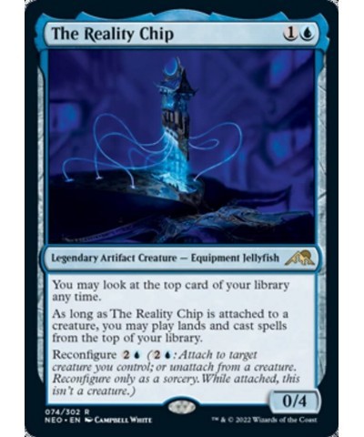 Magic: the Gathering - The Reality Chip (074) - Kamigawa: Neon Dynasty $14.30 Trading Cards & Accessories