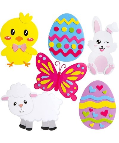 Easter Egg Magnet Craft Kit Foam Animal Stickers for Kids Party Activities 12 Pack $19.17 Craft Kits