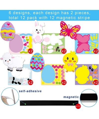 Easter Egg Magnet Craft Kit Foam Animal Stickers for Kids Party Activities 12 Pack $19.17 Craft Kits