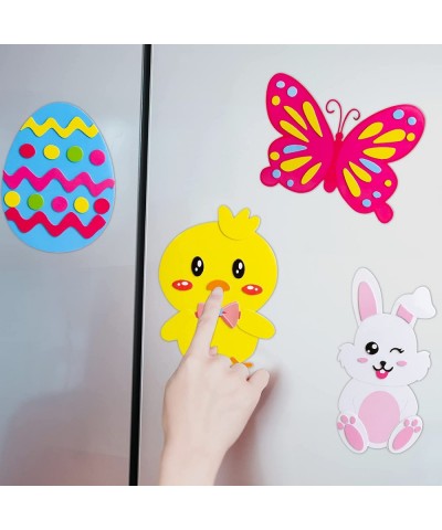 Easter Egg Magnet Craft Kit Foam Animal Stickers for Kids Party Activities 12 Pack $19.17 Craft Kits