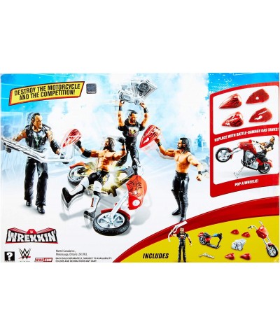 WWE Wrekkin Slam Cycle Motorcycle (10.5 in) with Wheelie Action and 9 breakable parts with 6-in/15.24-cm Drew McIntyre Basic ...