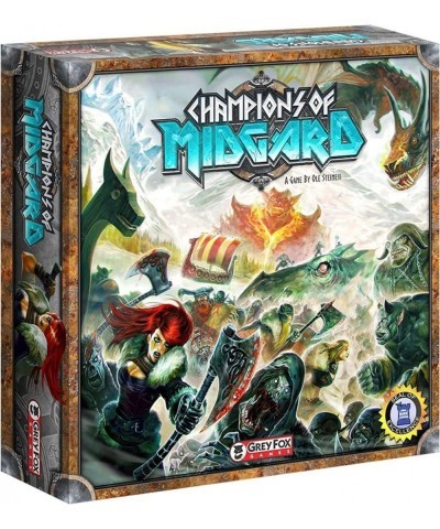 Champions of Midgard Strategy Board Game 60-90 minute playing time Ages 10 and up 2-4 players Dice-Driven Combat to Gain the ...