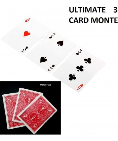 Three Card Monte Magic Trick (Red Back) $16.67 Magic Kits & Accessories