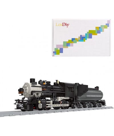 Train Building Bricks 1136+Pieces Retro Steam Trains Building Blocks Set with Train Track $80.34 Toy Building Sets