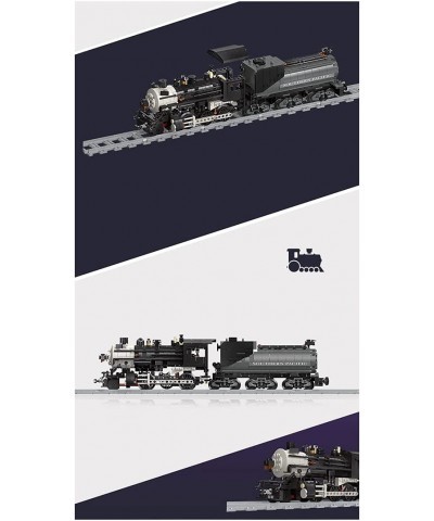 Train Building Bricks 1136+Pieces Retro Steam Trains Building Blocks Set with Train Track $80.34 Toy Building Sets