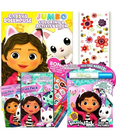 Gabby's Dollhouse Coloring and Activity Books Bundle with Imagine Ink Coloring Book Play Pack Stickers and More $30.27 Kids' ...