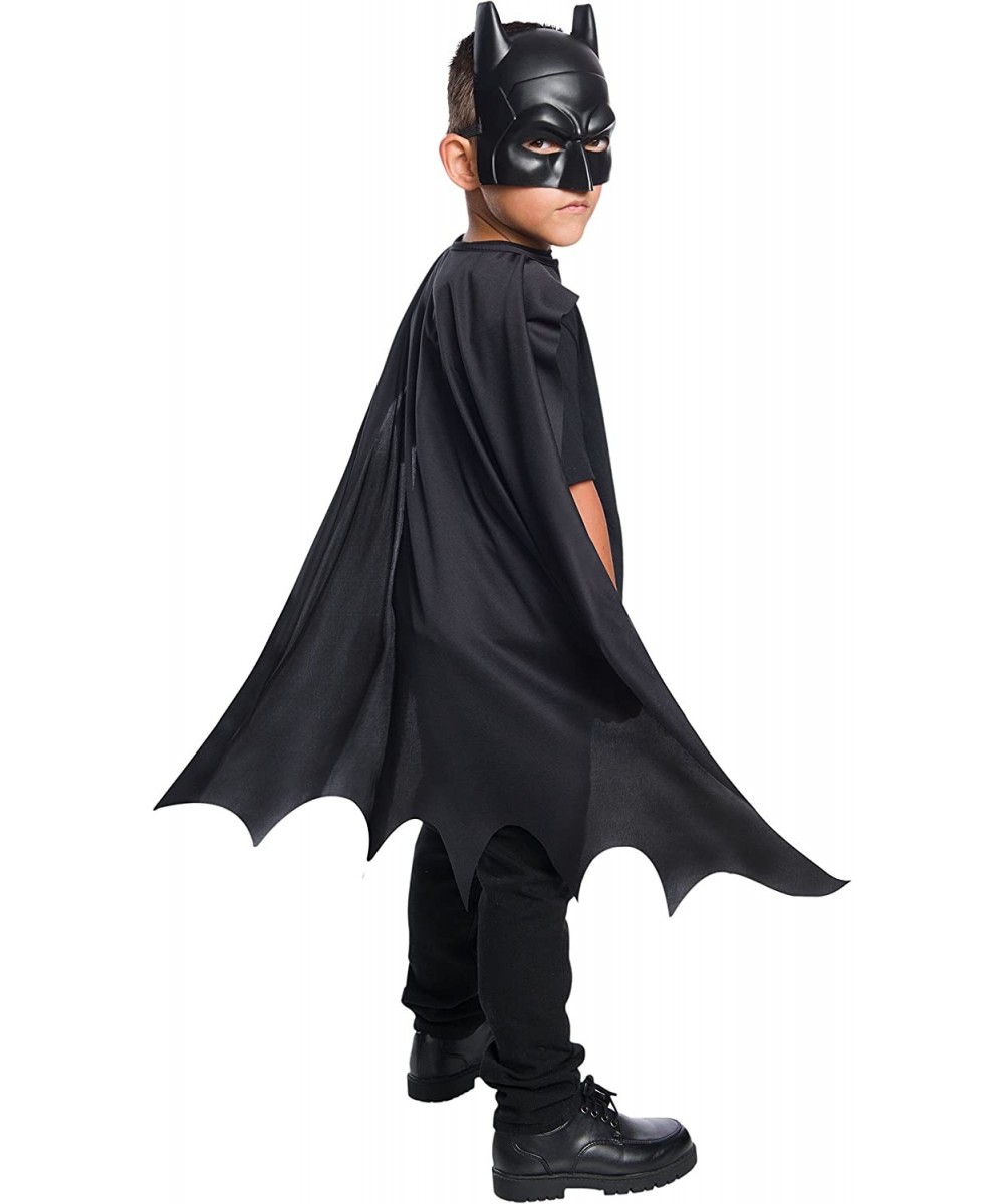 Costume Boys DC Comics Batman Cape & Mask Set Costume One Size Black $25.49 Kids' Costumes