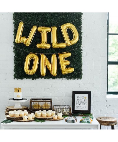 Wild One Birthday Party Supplies 20 Plates and 20 Napkin Jungle Wild One Theme Birthday Party Decoration for Boy Kids $23.72 ...